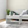 Weißer Couchtisch Auror 68x50x38cm (Holz)