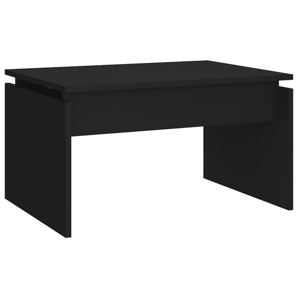 Schwarzer Couchtisch Auror 68x50x38cm (Holz)