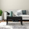 Schwarzer Couchtisch Auror 68x50x38cm (Holz)