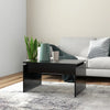 Schwarzer Couchtisch Auror 68x50x38cm (Holz)
