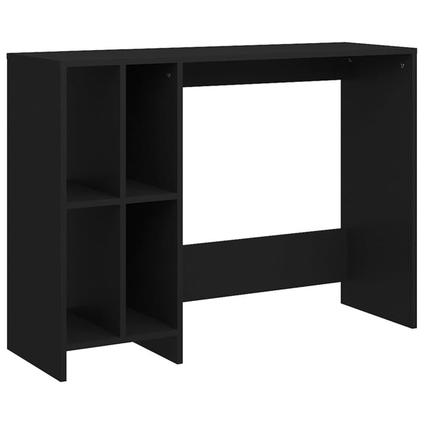 Schwarzer Schreibtisch Agathon 102,5x35x75cm (Holz)