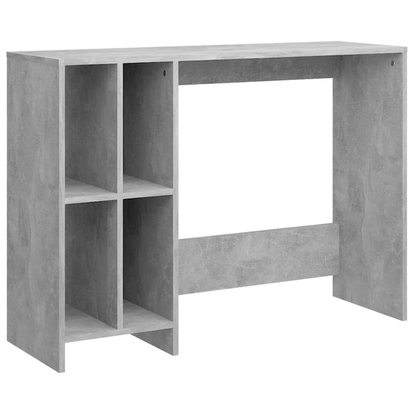 Betongrauer Schreibtisch Agathon 102,5x35x75cm (Holz)