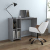 Betongrauer Schreibtisch Agathon 102,5x35x75cm (Holz)