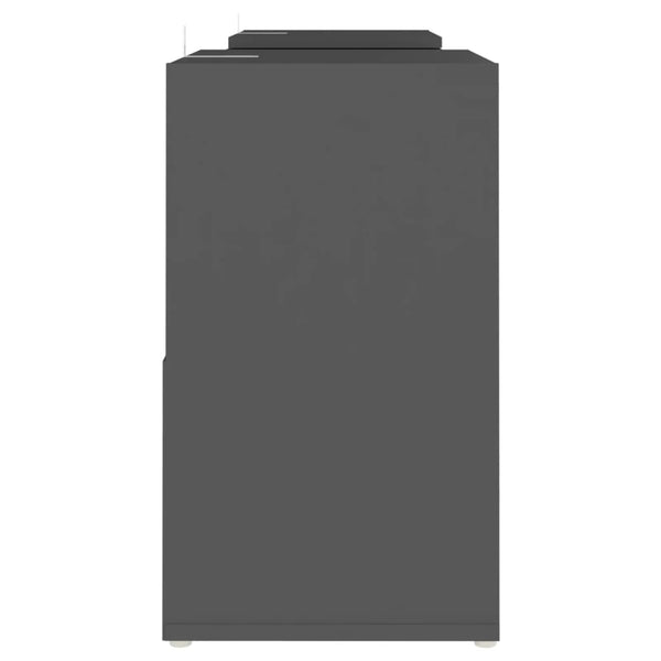 Graues TV-Möbel Vochin 104x30x52cm (Holz)