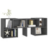 Graues TV-Möbel Vochin 104x30x52cm (Holz)