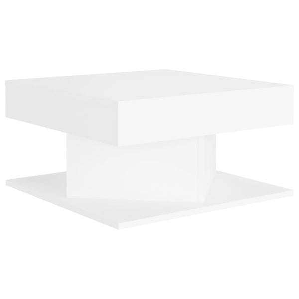 Weißer Couchtisch Frederica 57x57x30cm (Holz)