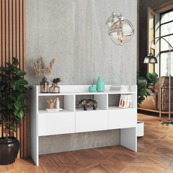 Weißes Sideboard Vionela 105x30x70cm (Holz)