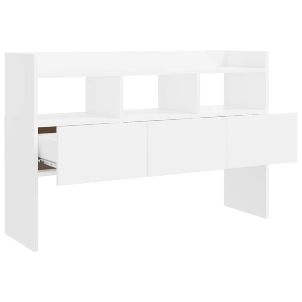 Weißes Sideboard Vionela 105x30x70cm (Holz)