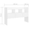 Weißes Sideboard Vionela 105x30x70cm (Holz)