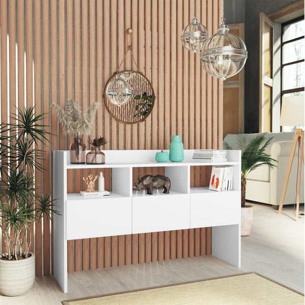 Weißes Sideboard Vionela 105x30x70cm (Holz)