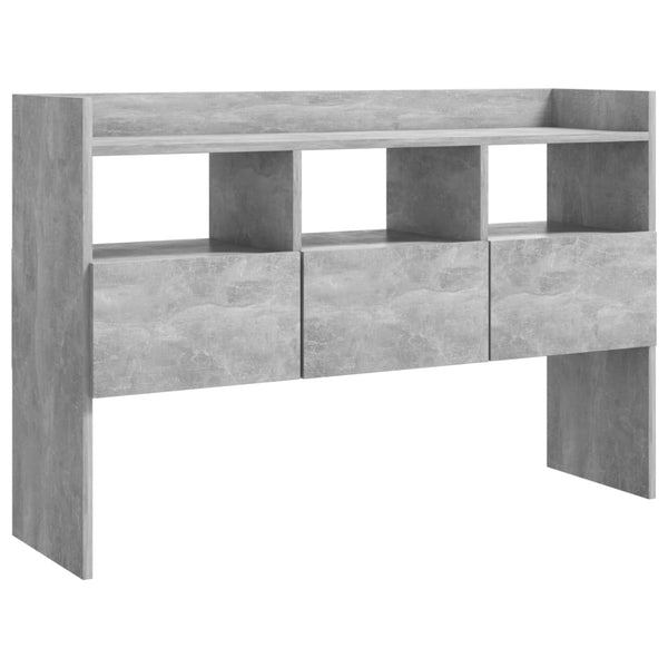 Betongraues Sideboard Vionela 105x30x70cm (Holz)