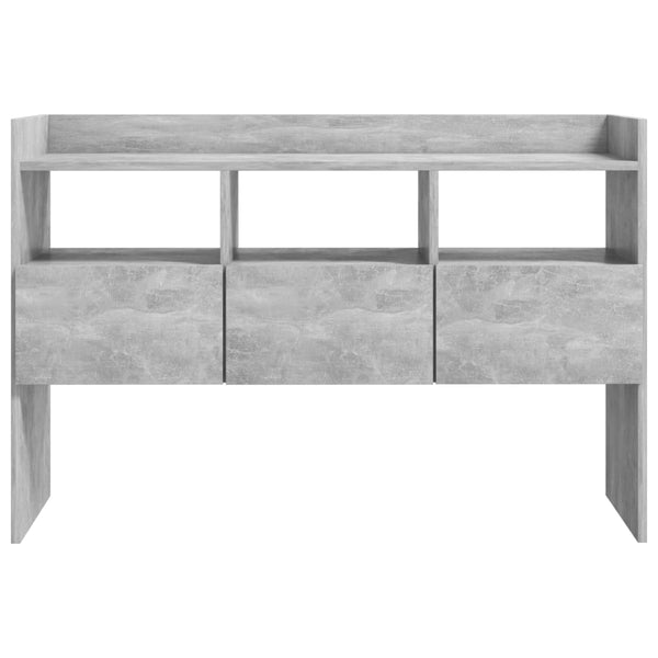 Betongraues Sideboard Vionela 105x30x70cm (Holz)
