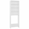 Weißer Waschmaschinenschrank Saco 64x24x190cm