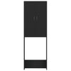 Waschmaschinenschrank Zoe schwarz 64x25,5x190cm