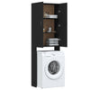 Waschmaschinenschrank Zoe schwarz 64x25,5x190cm