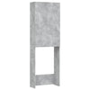 Betongrauer Waschmaschinenschrank Zoe 64x25,5x190cm