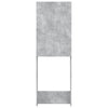 Betongrauer Waschmaschinenschrank Zoe 64x25,5x190cm