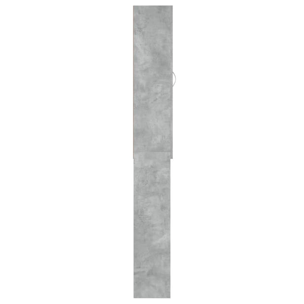 Betongrauer Waschmaschinenschrank Zoe 64x25,5x190cm