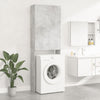 Betongrauer Waschmaschinenschrank Zoe 64x25,5x190cm