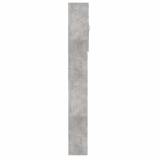 Waschmaschinenschrank Niculcea betongrau 64x25,5x190cm