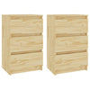 Nachttische Voip 40x29,5x64 (2 St. Kiefer)