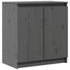 Grauer Beistellschrank Lubia 60x36x65cm (Kiefer)