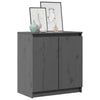 Grauer Beistellschrank Lubia 60x36x65cm (Kiefer)