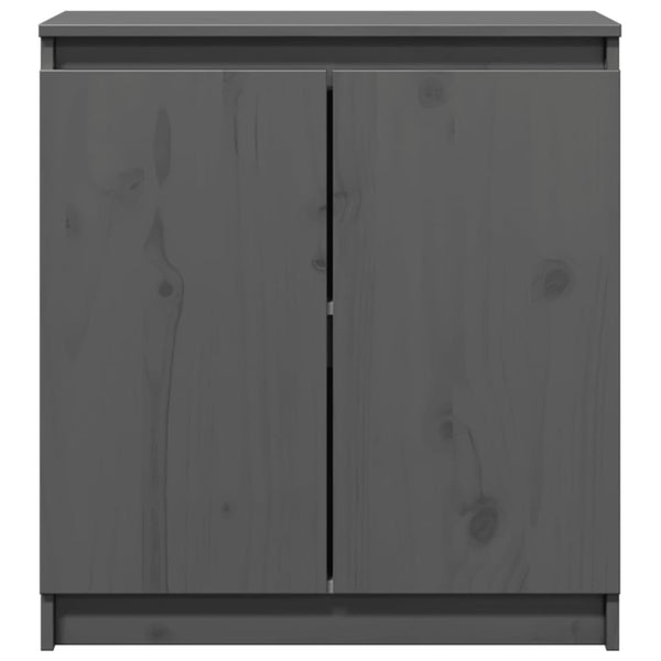 Grauer Beistellschrank Lubia 60x36x65cm (Kiefer)