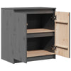 Grauer Beistellschrank Lubia 60x36x65cm (Kiefer)