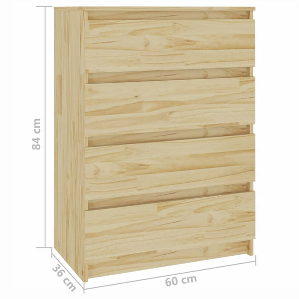 Beistellschrank Badi 60x36x84cm (Kiefer)