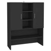 Schwarzer Waschmaschinenschrank Progresul 70,5x25,5x90cm