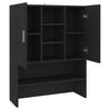 Schwarzer Waschmaschinenschrank Progresul 70,5x25,5x90cm