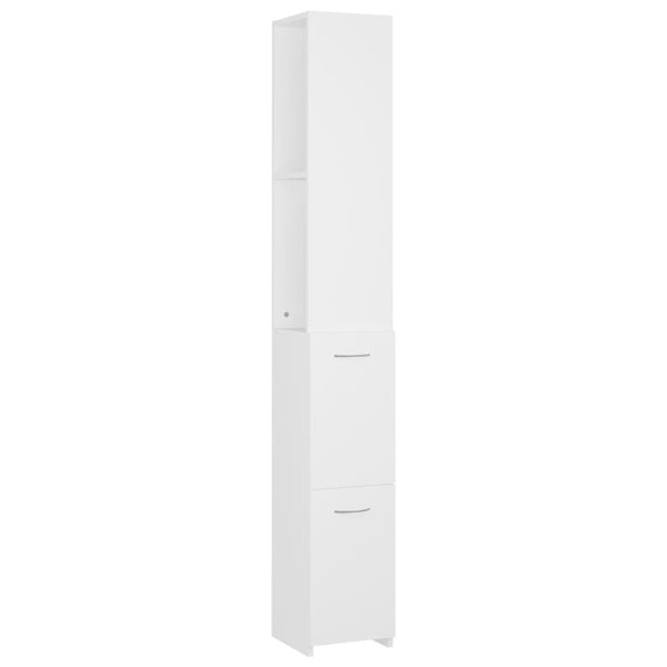 Weißer Badezimmerschrank Halie 25x26,5x170cm (Holz)