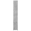Betongrauer Badezimmerschrank Halie 25x26,5x170cm (Holz)