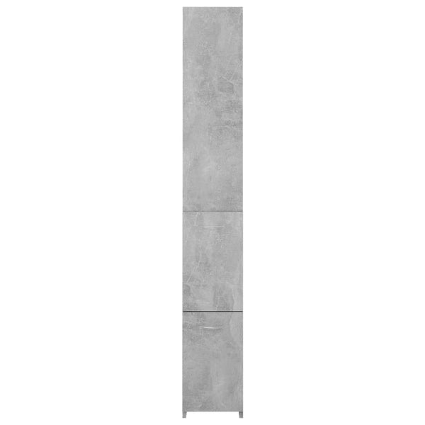 Betongrauer Badezimmerschrank Halie 25x26,5x170cm (Holz)
