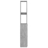 Betongrauer Badezimmerschrank Halie 25x26,5x170cm (Holz)