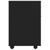 Schwarzer Rollschrank Bortica 45x38x54cm (Holz)