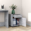 Betongrauer Rollcontainer Bortica 45x38x54cm (Holz)