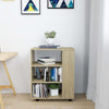 Schrank auf Rollen Sonoma-Eiche Bernadina 60x35x75cm (Spanplatte)