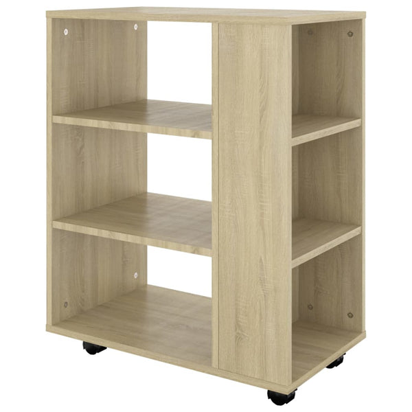 Schrank auf Rollen Sonoma-Eiche Bernadina 60x35x75cm (Spanplatte)
