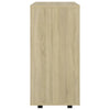 Schrank auf Rollen Sonoma-Eiche Bernadina 60x35x75cm (Spanplatte)