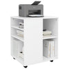 Weißer Rollcontainer Monicica 60x53x72cm (Spanplatte)