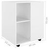 Weißer Rollcontainer Monicica 60x53x72cm (Spanplatte)