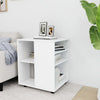 Weißer Rollcontainer Monicica 60x53x72cm (Spanplatte)