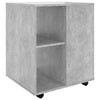 Betongrauer Schrank auf Rollen Monicica 60x53x72cm (Holz)