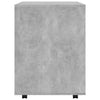 Betongrauer Schrank auf Rollen Monicica 60x53x72cm (Holz)
