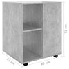 Betongrauer Schrank auf Rollen Monicica 60x53x72cm (Holz)