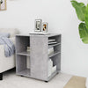 Betongrauer Schrank auf Rollen Monicica 60x53x72cm (Holz)