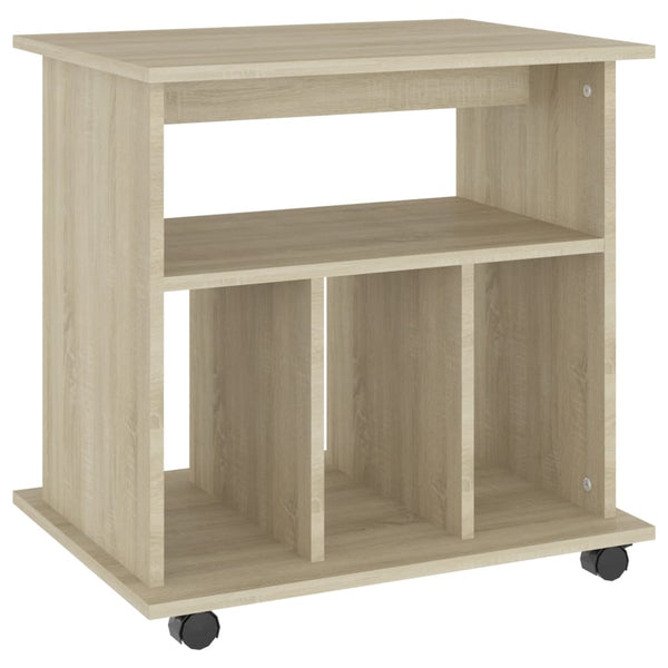 Rollcontainer Sonoma Eiche Gagriel 60x45x60cm (Spanplatte)