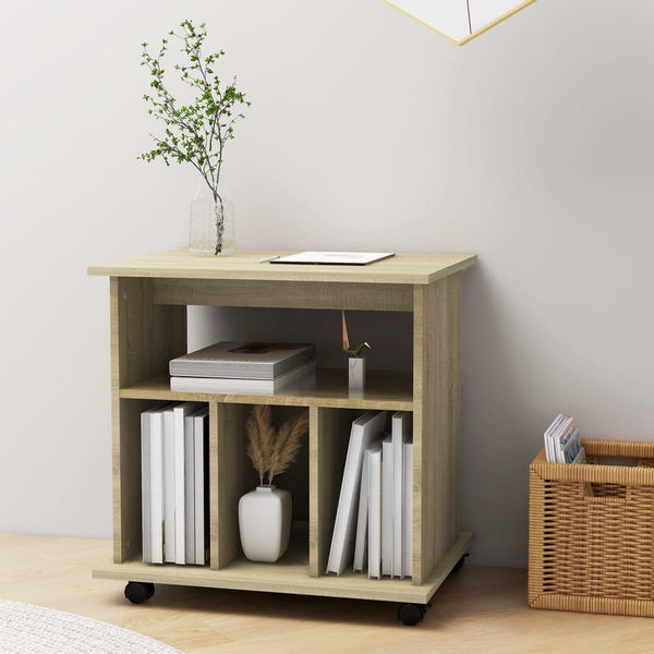 Rollcontainer Sonoma Eiche Gagriel 60x45x60cm (Spanplatte)